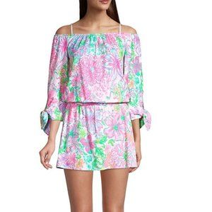 Lilly Pulitzer Lana Romper Paradise Found LARGE